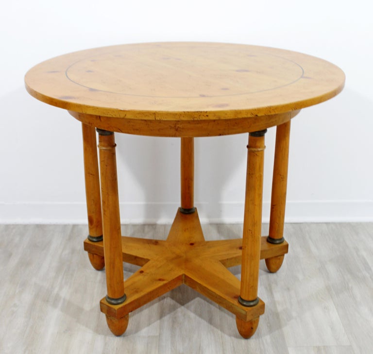 Contemporary Modern Milling Road for Baker Foyer Accent Table, 1990s For Sale 1