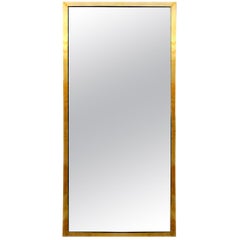 Vintage Model "Infinity" Large Made of Brass Italian Mirror, Ready