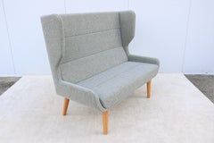 Contemporary Modern Naughtone for Herman Miller Hush High Wing-Back 2 Seat Sofa