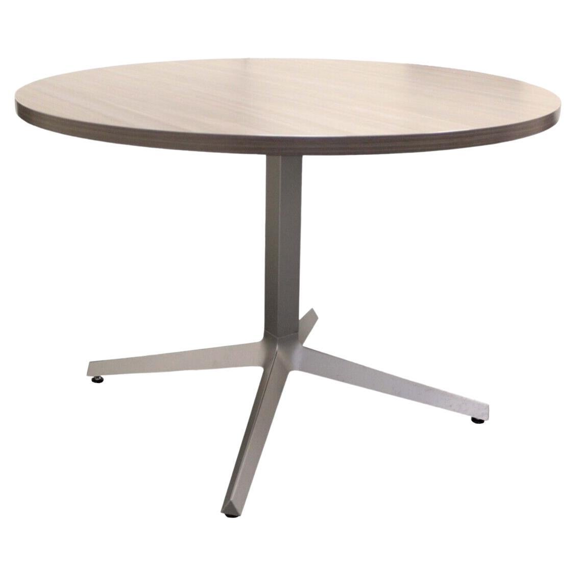 Contemporary Modern Office Knoll Wood Laminate Dinette Table For Sale