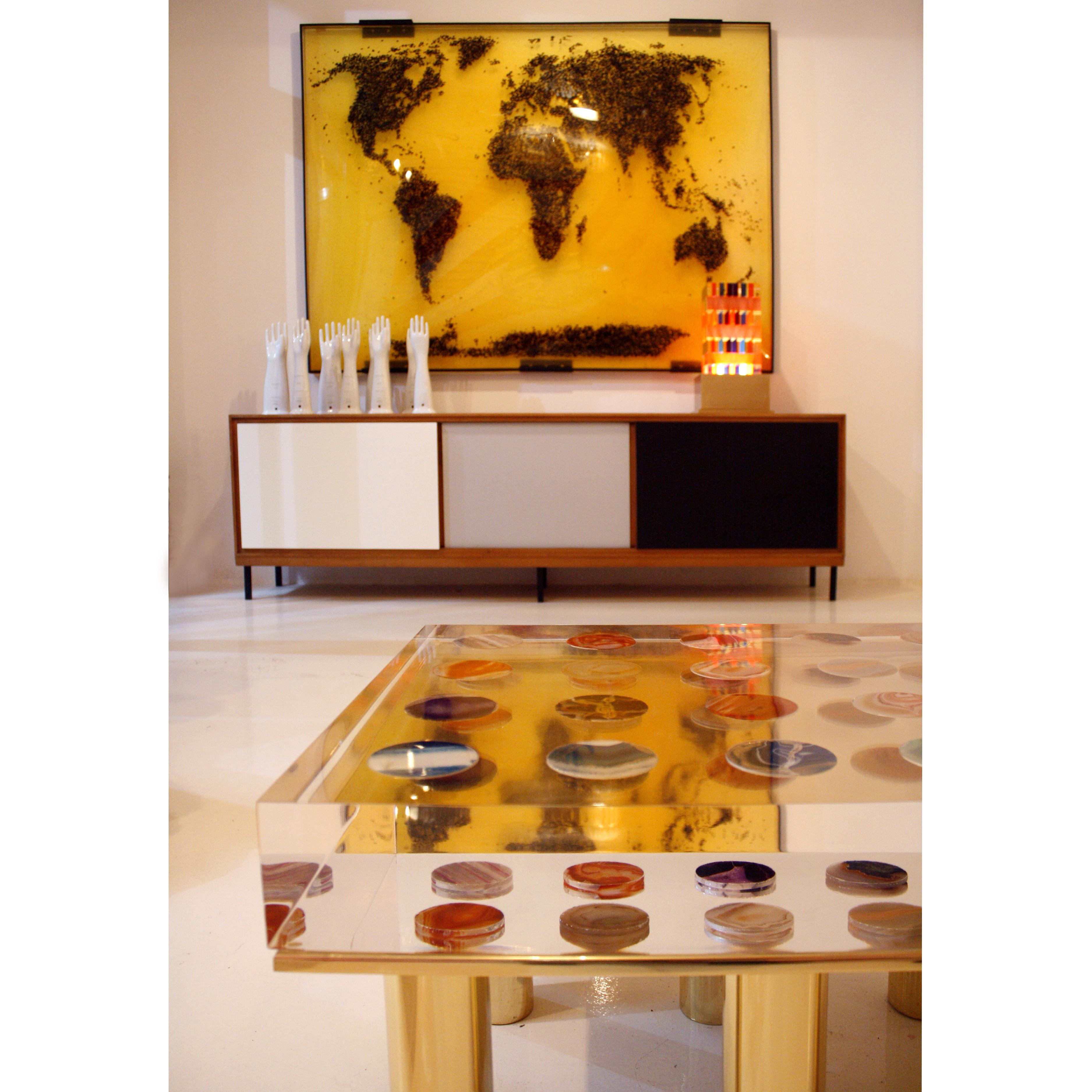 Contemporary Modern Pair of Italian Coffee Tables Designed by Superego Studio For Sale 3