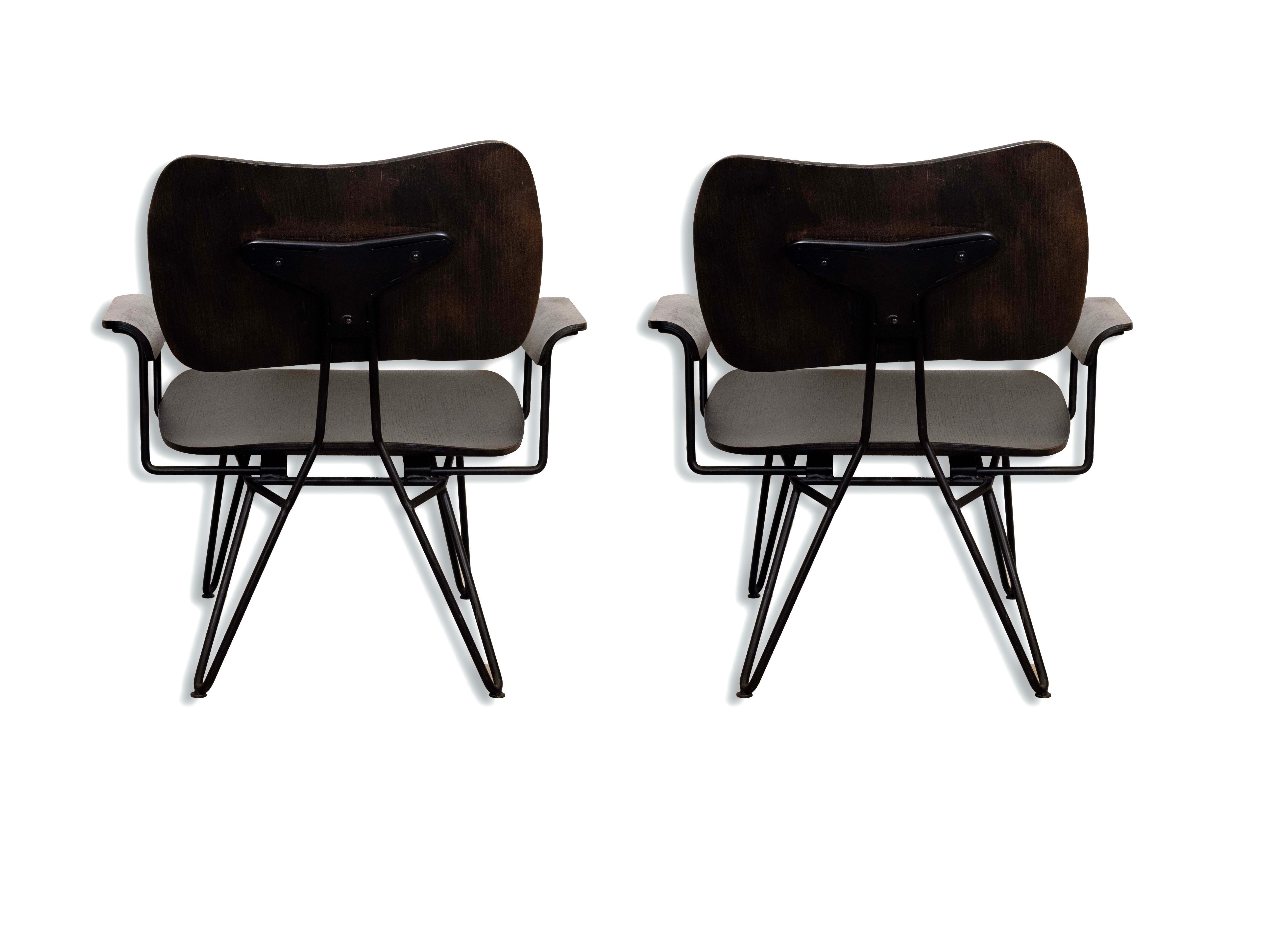 20th Century Contemporary Modern Pair of Overdyed Lounge Chairs by Diesel For Moroso For Sale