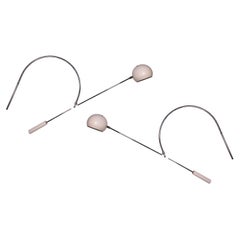 Contemporary Modern Pair of Robert Sonneman Orbital Articulating Wall Lamps