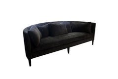 Contemporary Modern Pair of Thayer Coggin Semi Circle Curved Sofas Banquettes