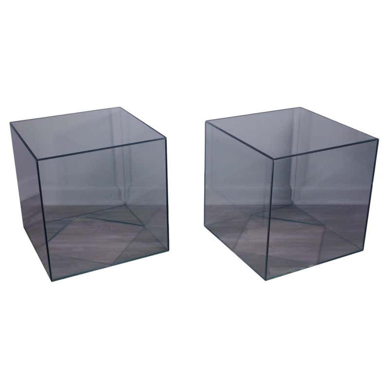 Modern Pair of Kravet Rubell Cube Tables For Sale at 1stDibs