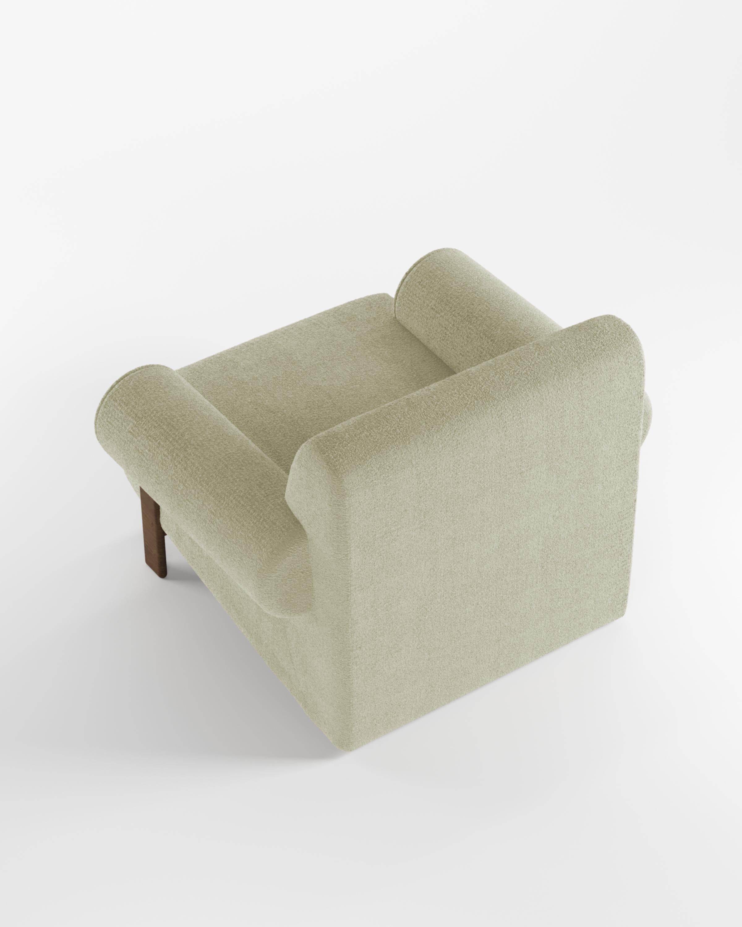 Contemporary Modern Paloma Armchair in Boucle Beige by Collector In New Condition For Sale In Castelo da Maia, PT
