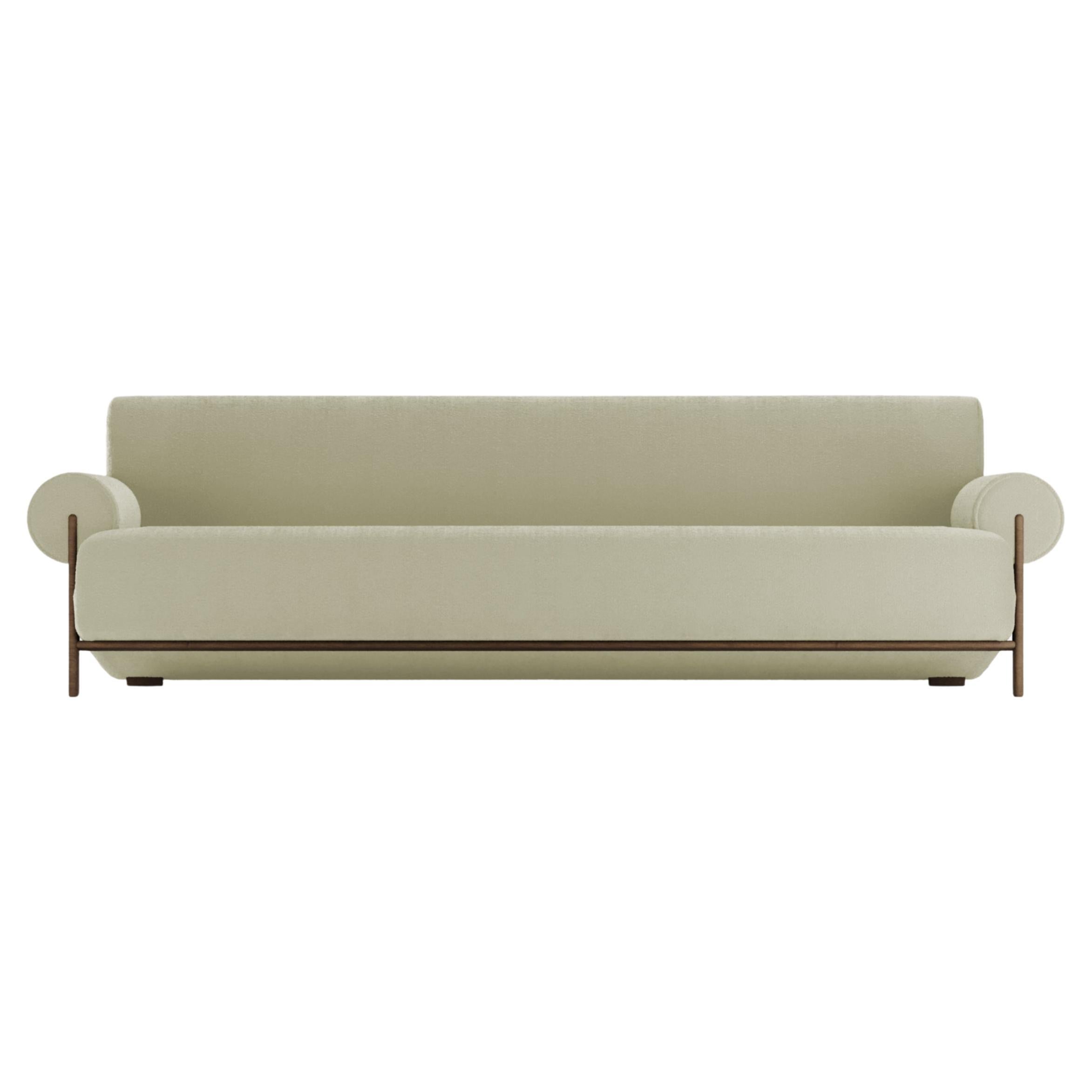 Contemporary Modern Paloma Sofa in Bouclé Beige by Collector