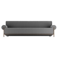 Contemporary Modern Paloma Sofa in Bouclé Charcoal Grey by Collector