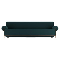 Contemporary Modern Paloma Sofa in Bouclé Night Blue by Collector