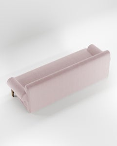 Contemporary Modern Paloma Sofa in Bouclé Rose by Collector