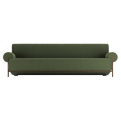 Contemporary Modern Paloma Sofa in Bouclé Green by Collector