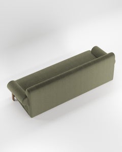 Contemporary Modern Paloma Sofa in Bouclé Olive by Collector