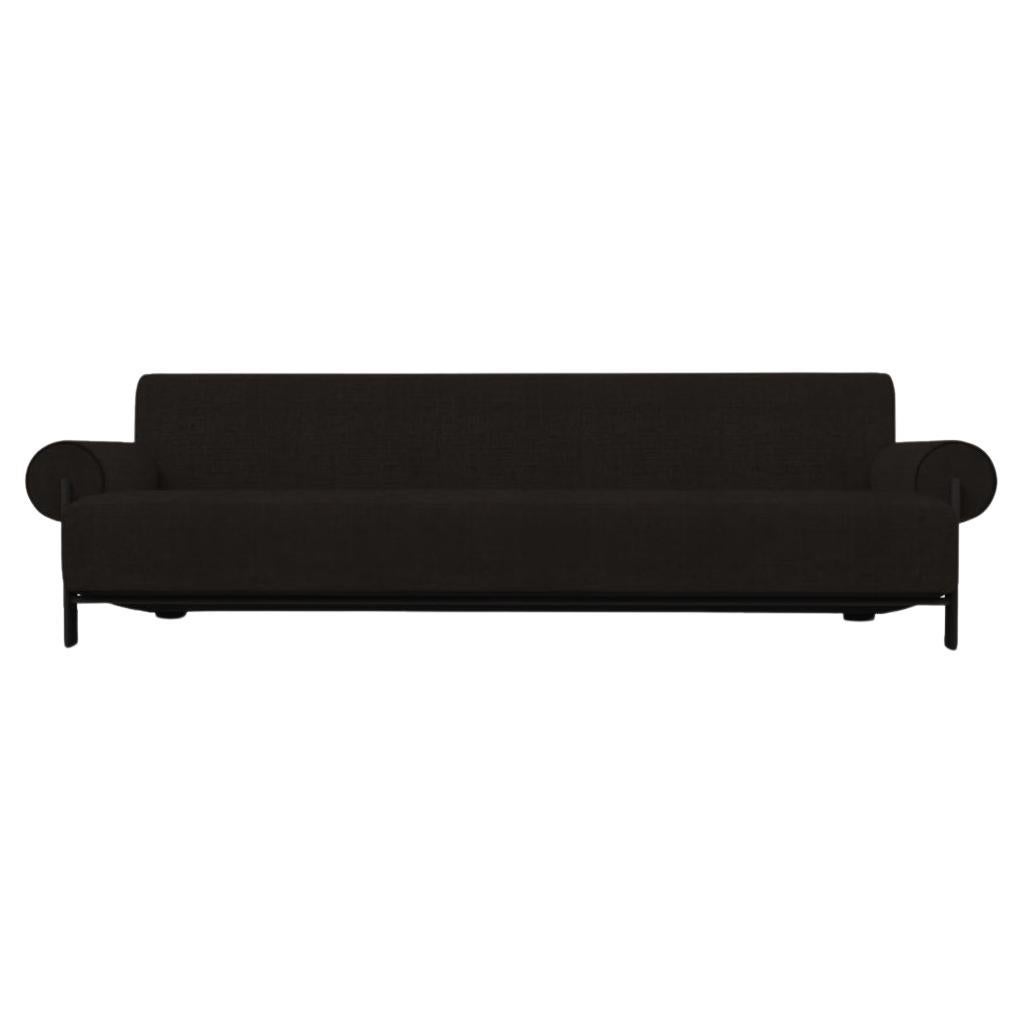 Contemporary Modern Paloma Sofa in Famiglia 53 Fabric and Black Oak by Collector For Sale