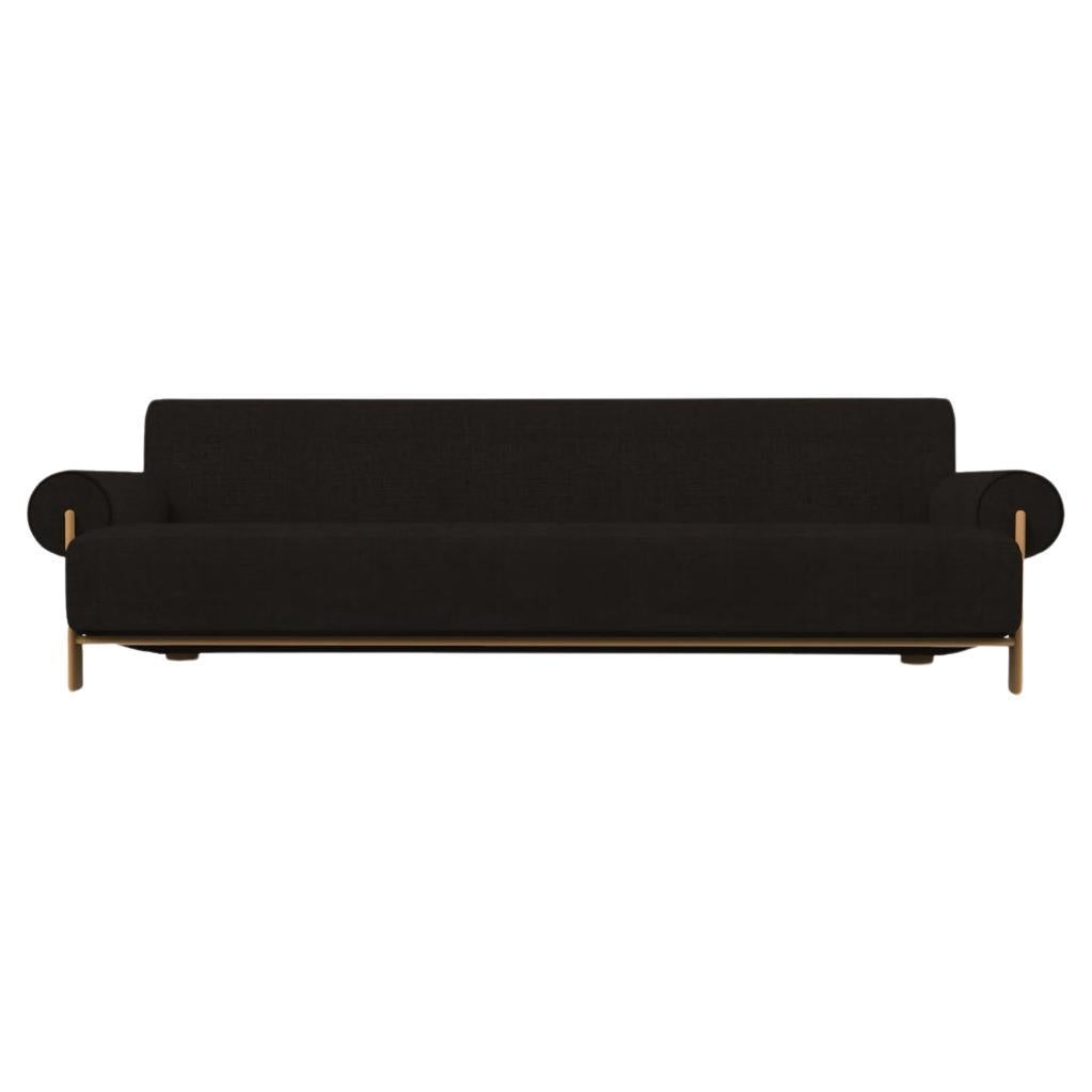 Contemporary Modern Paloma Sofa in Famiglia 53 Fabric and Oak by Collector
