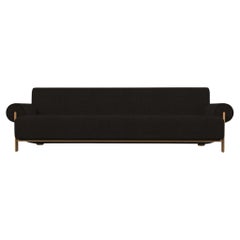 Contemporary Modern Paloma Sofa in Famiglia 53 Fabric and Oak by Collector