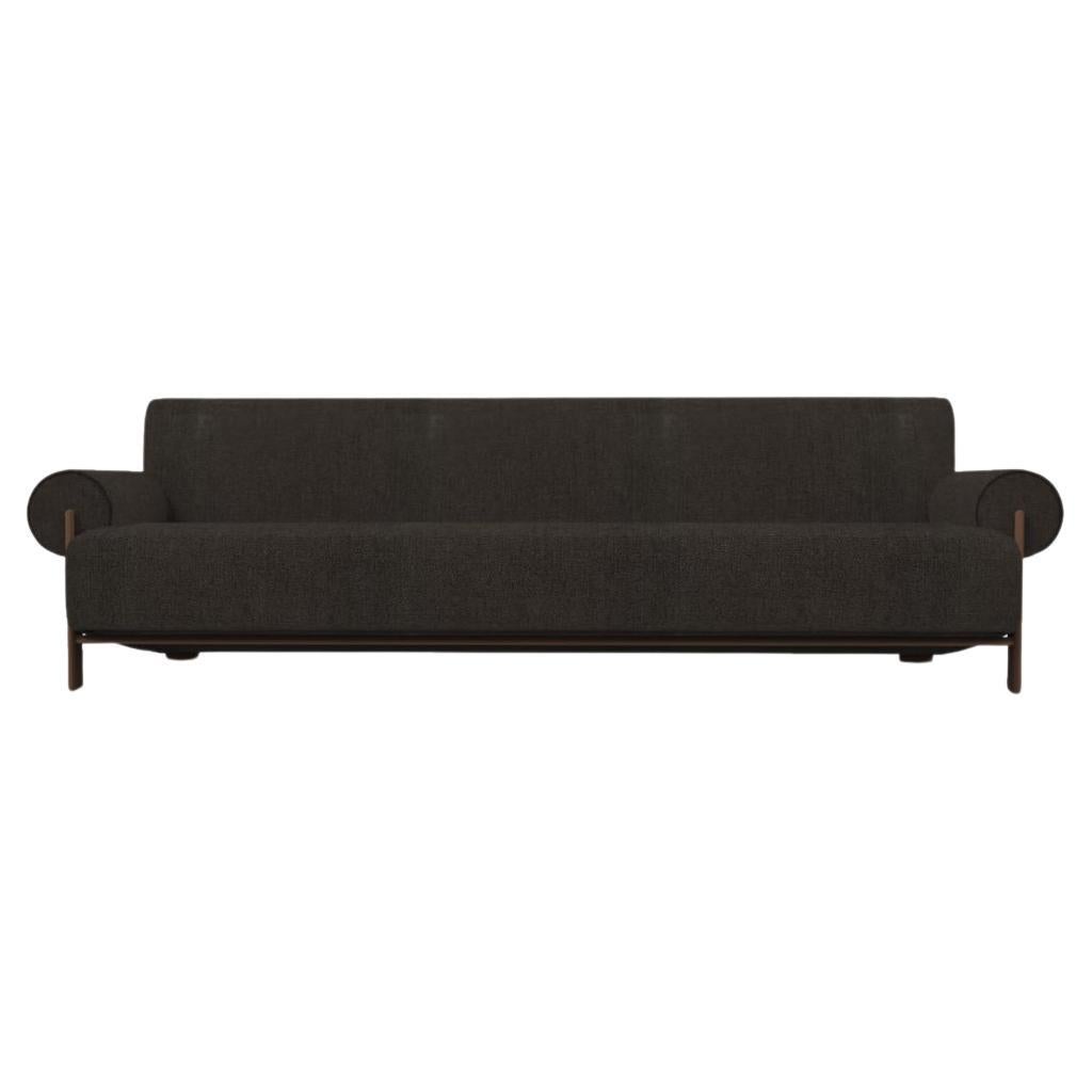Contemporary Modern Paloma Sofa in Famiglia 52 and Smoked Oak by Collector For Sale