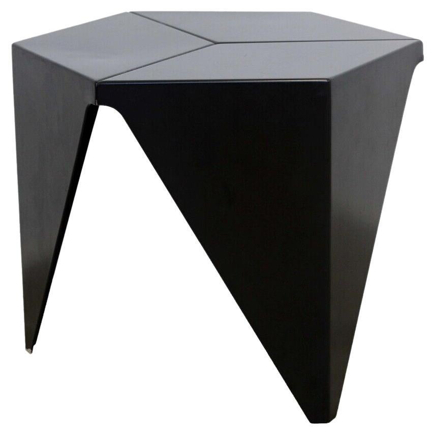 Contemporary Modern Prismatic Black Side Metal Table by Vitra