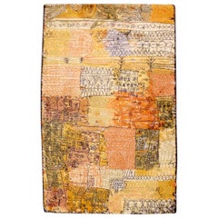 Contemporary Modern Rectangular Wool Paul Klee Ege Scandinavian Area Rug, 1980s