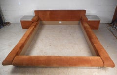 Contemporary Modern Roche Bobois Queen Size Bed Frame