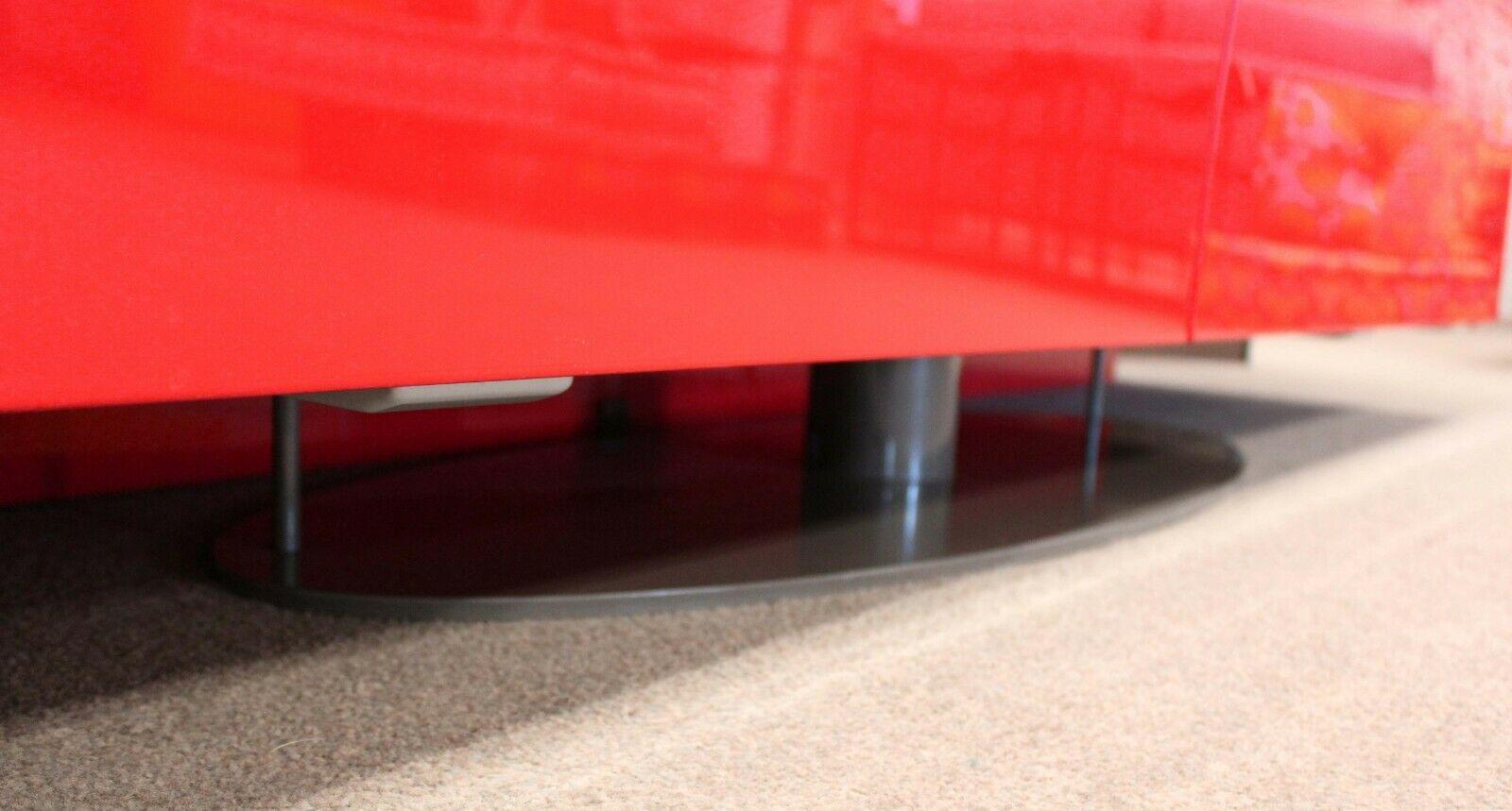 Contemporary Modern Roche Bobois Red Lacquer Credenza Media Center Storage 2