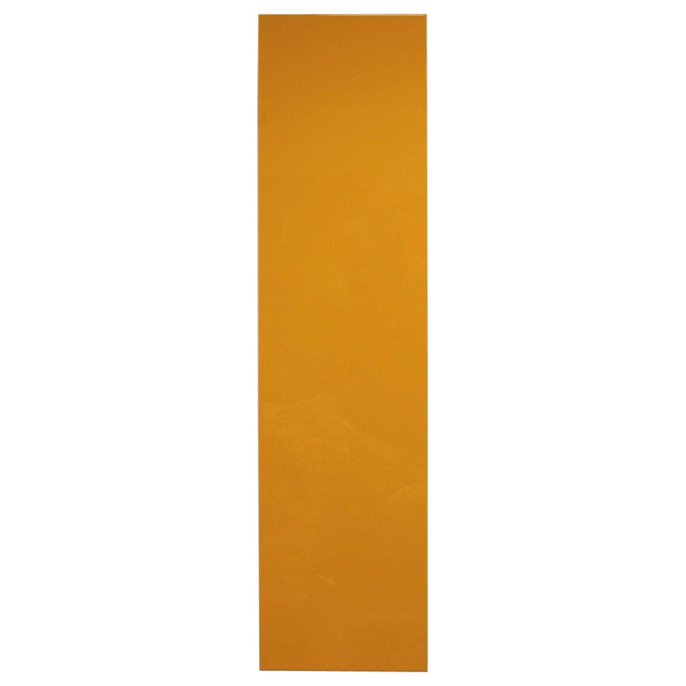 Contemporary Modern Roche Bobois Yellow Lacquer Hanging Cabinet