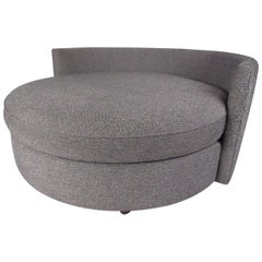 Contemporary Modern Round Sofa or Lounge Chair