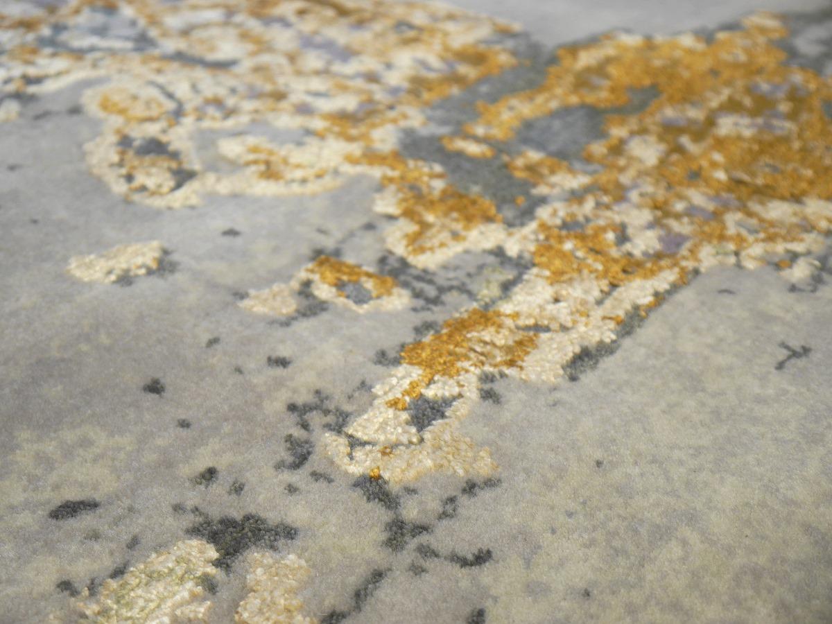Alfombra Moderna Contemporánea Anudada a Mano Diseño Abstracto Colección Djoharian Moderno en venta