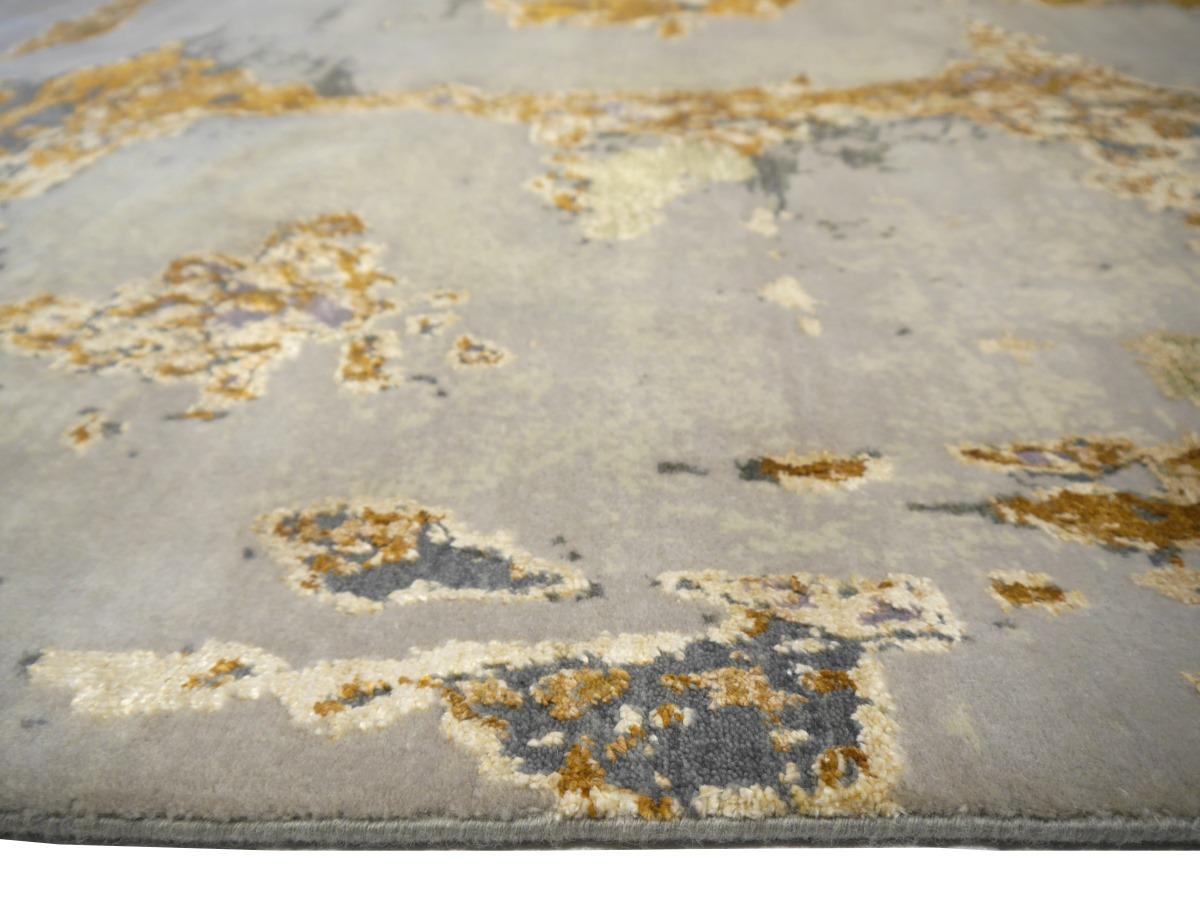 Wool Contemporary Modern Rug Hand Knotted Abstract Design Djoharian Collection For Sale