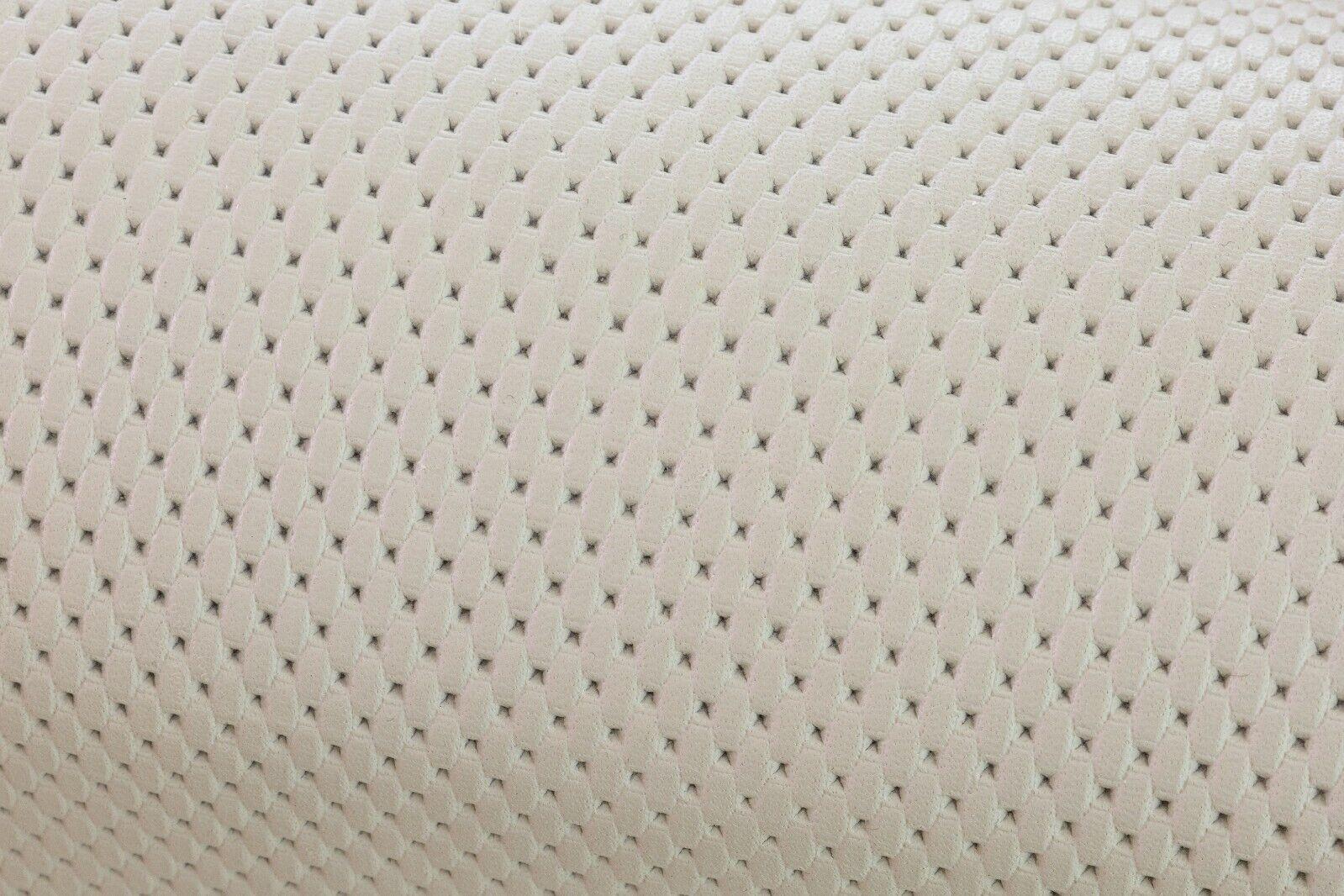 Contemporary Modern Saporiti Perforated Leather Dove Grey Sofa 4