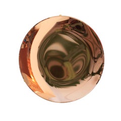 Contemporary Modern Sculptural Concave Glass Italian Mirror