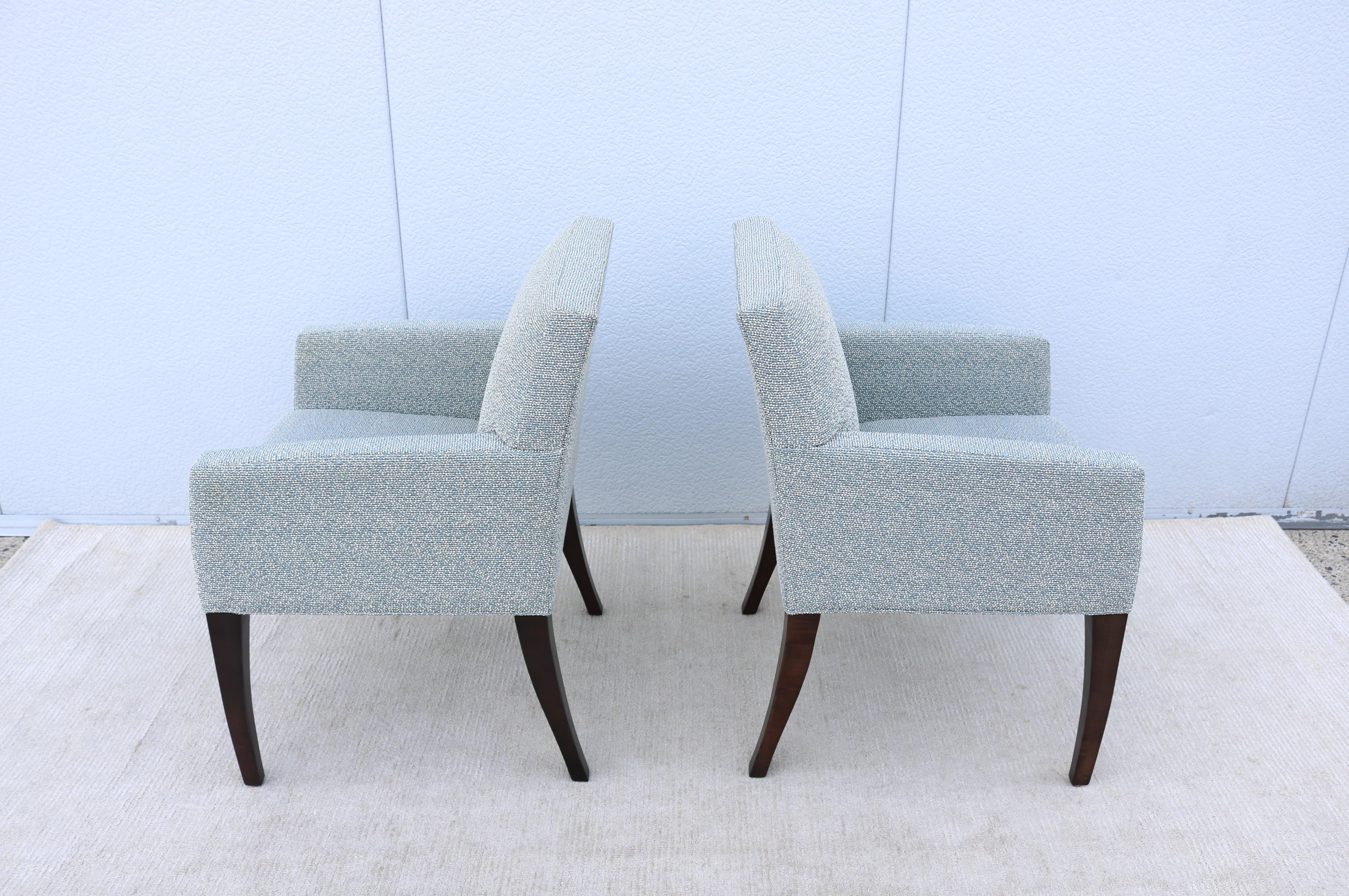 Poltrone per ospiti Sedona Modern contemporanee di Bernhardt Design - una coppia in vendita 3
