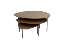 Contemporary Modern Set of 3 Jon Gasca Plywood Nesting Tables STUA Design Spain