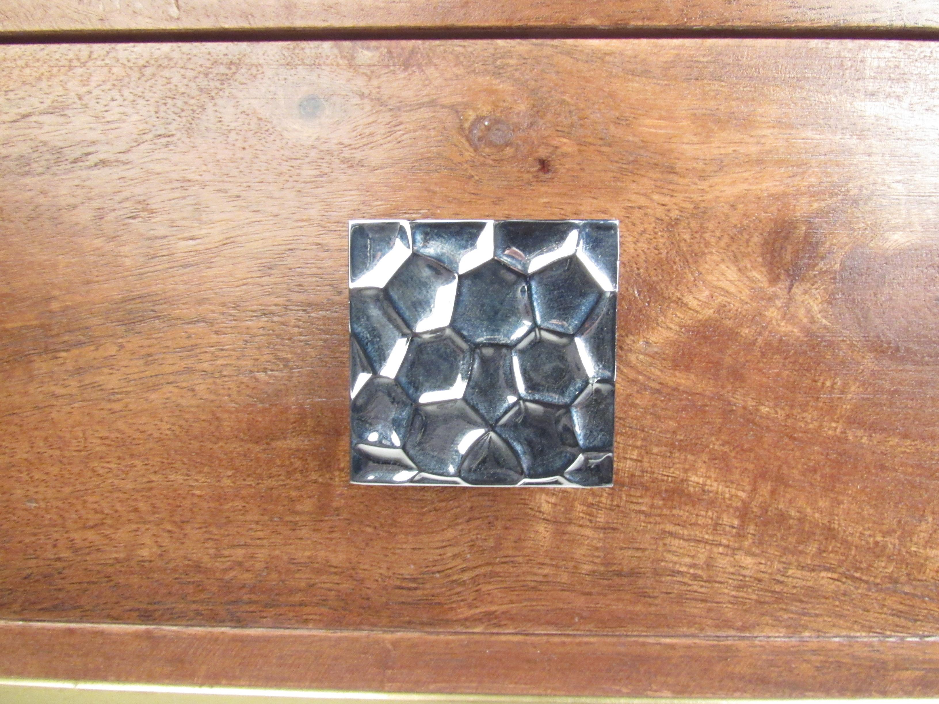 Contemporary Modern Single Drawer End Table In Good Condition In Brooklyn, NY