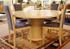 Contemporary Modern Skovby Denmark Dining Game Set Expandable Table & 4 Chairs