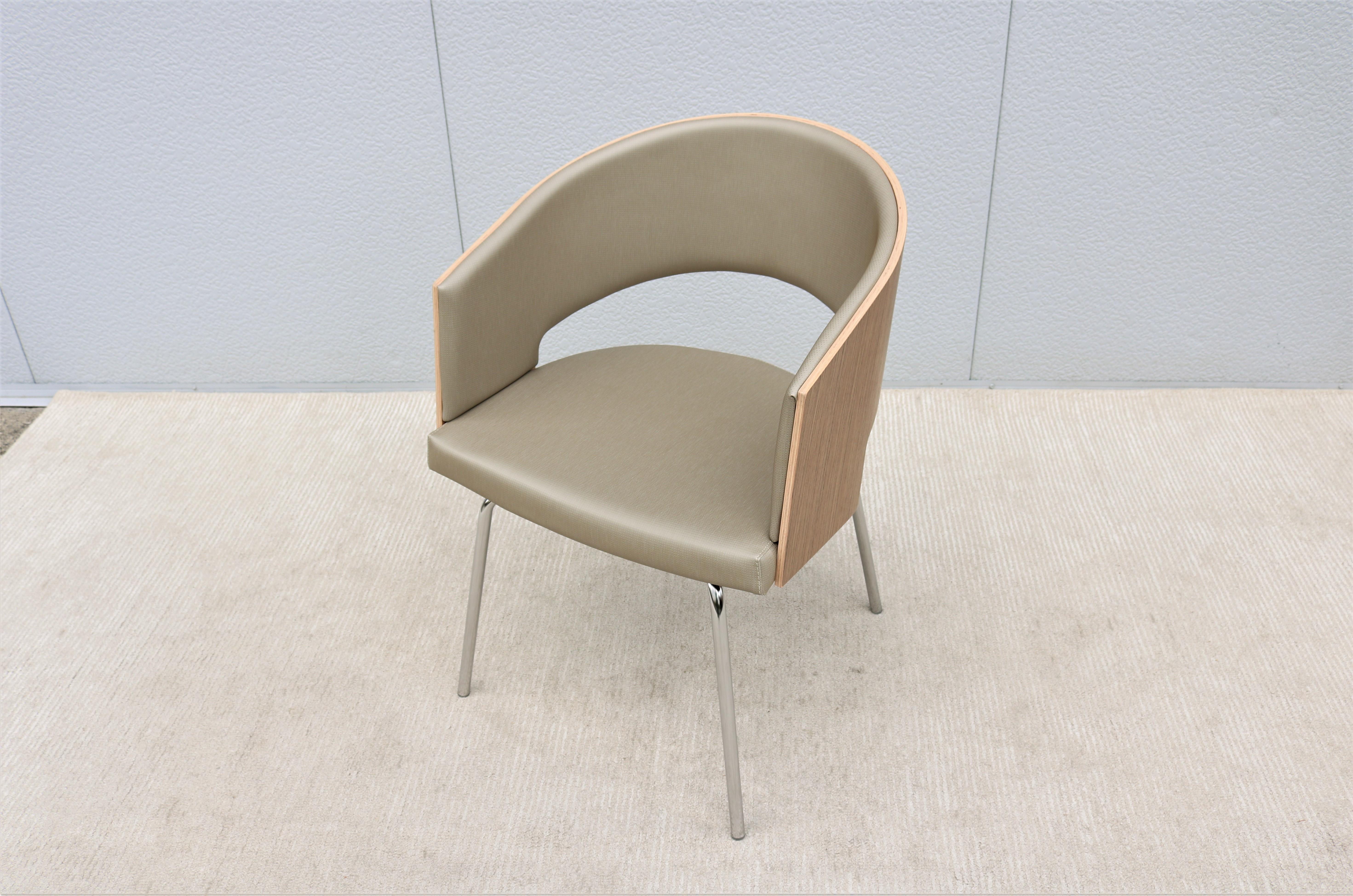 American Contemporary Modern Source Botte Multiuse Dining Chair Brand New, 7 Available For Sale