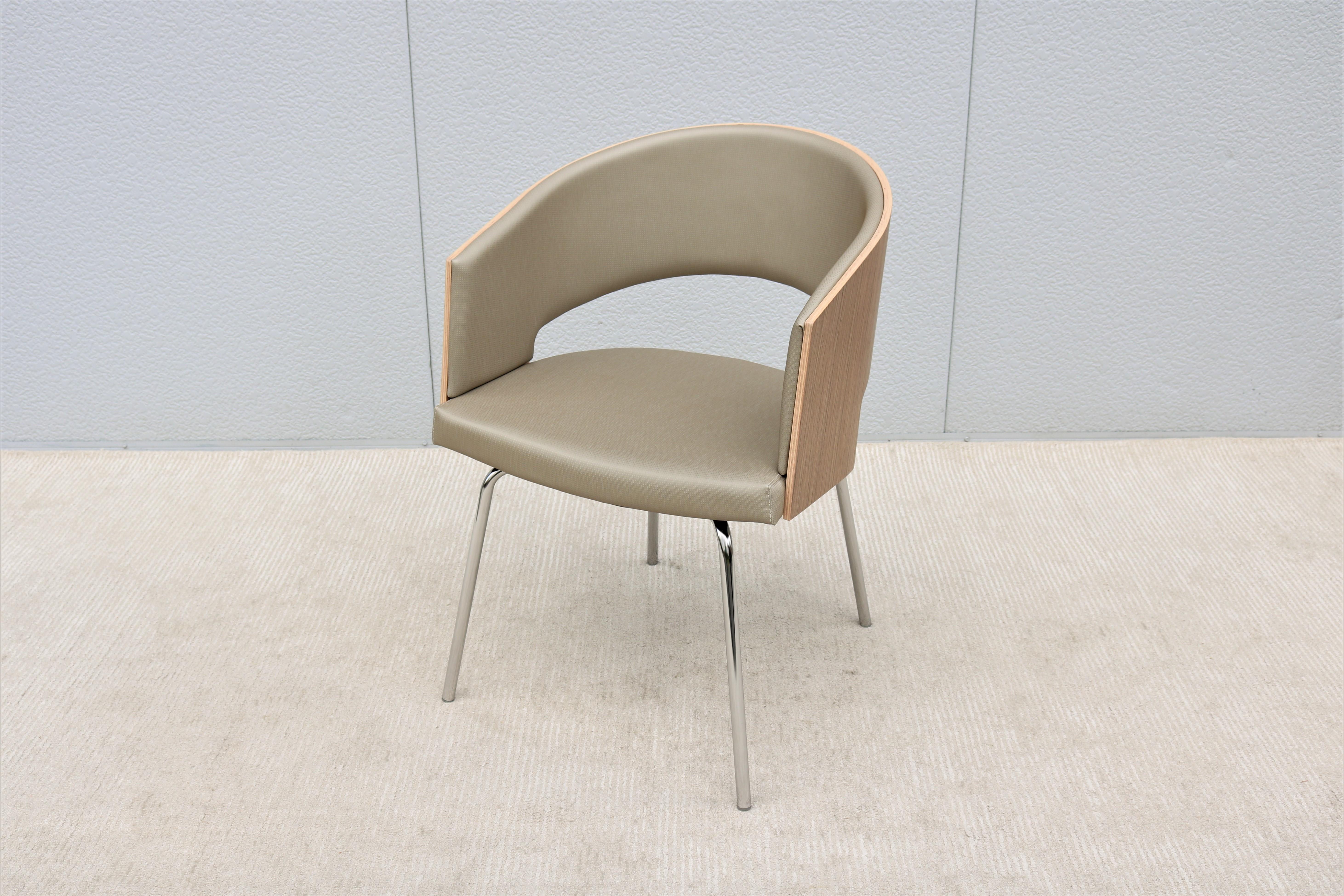 Powder-Coated Contemporary Modern Source Botte Multiuse Dining Chair Brand New, 7 Available For Sale