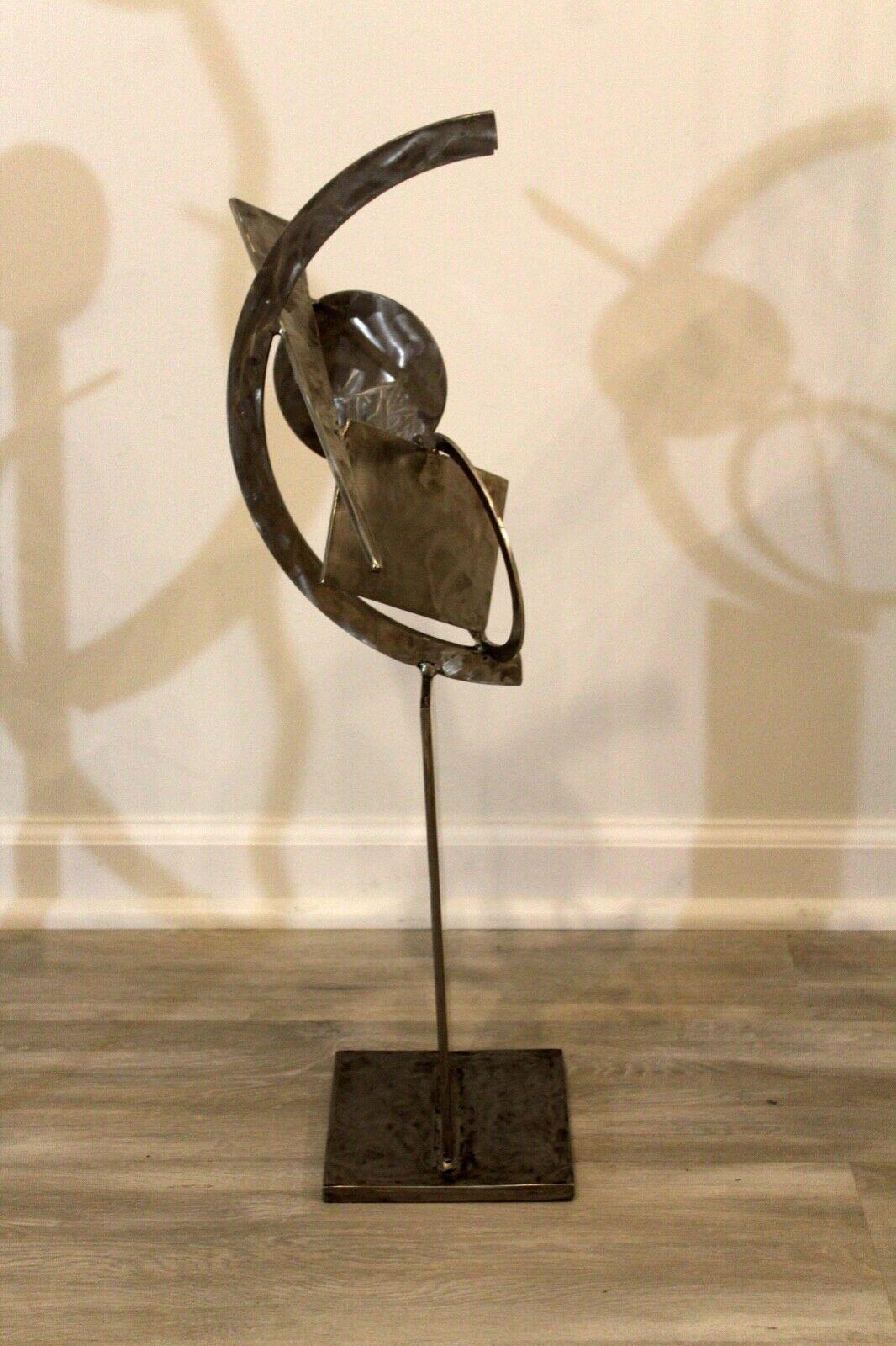 Contemporary Modern Stainless Steel Abstract Sculpture by Robert Hansen In Good Condition For Sale In Keego Harbor, MI
