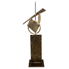 Contemporary Modern Stainless Steel Abstract Sculpture by Robert Hansen