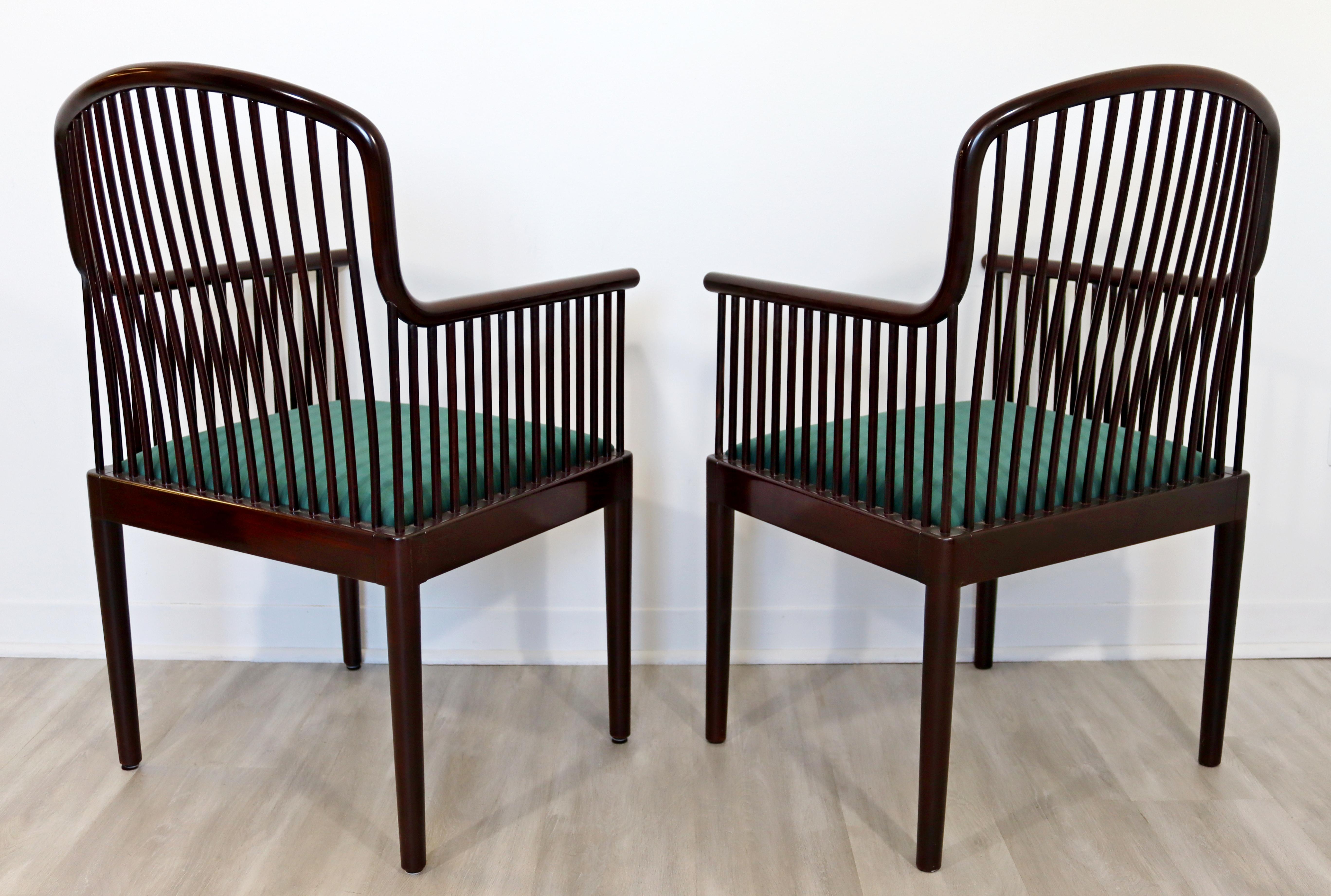 Contemporary Modern Stendig Andover Rosewood Set of 6 Dining Chairs 1980s Italy 2