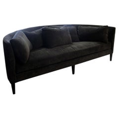 Contemporary Modern Thayer Coggin Semi Circle Curved Sofa Banquette