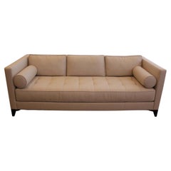 Contemporary Modern Transitional Interior Craft Sofa in Holly Hunt Fabric