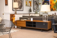 Contemporary Modern Treku Media Console Cabinet Mid Century Modern Style