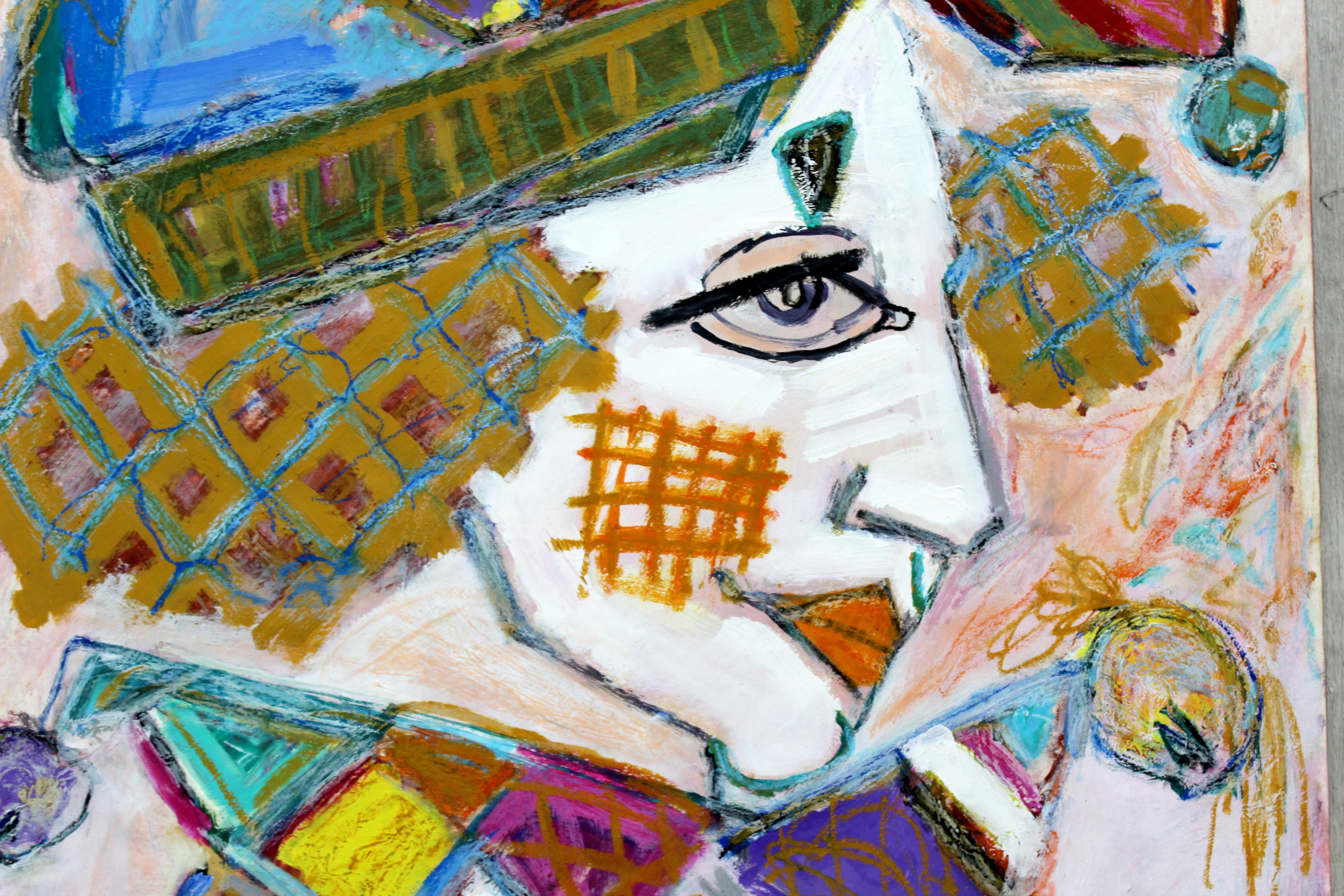 pastel de payaso de los 90