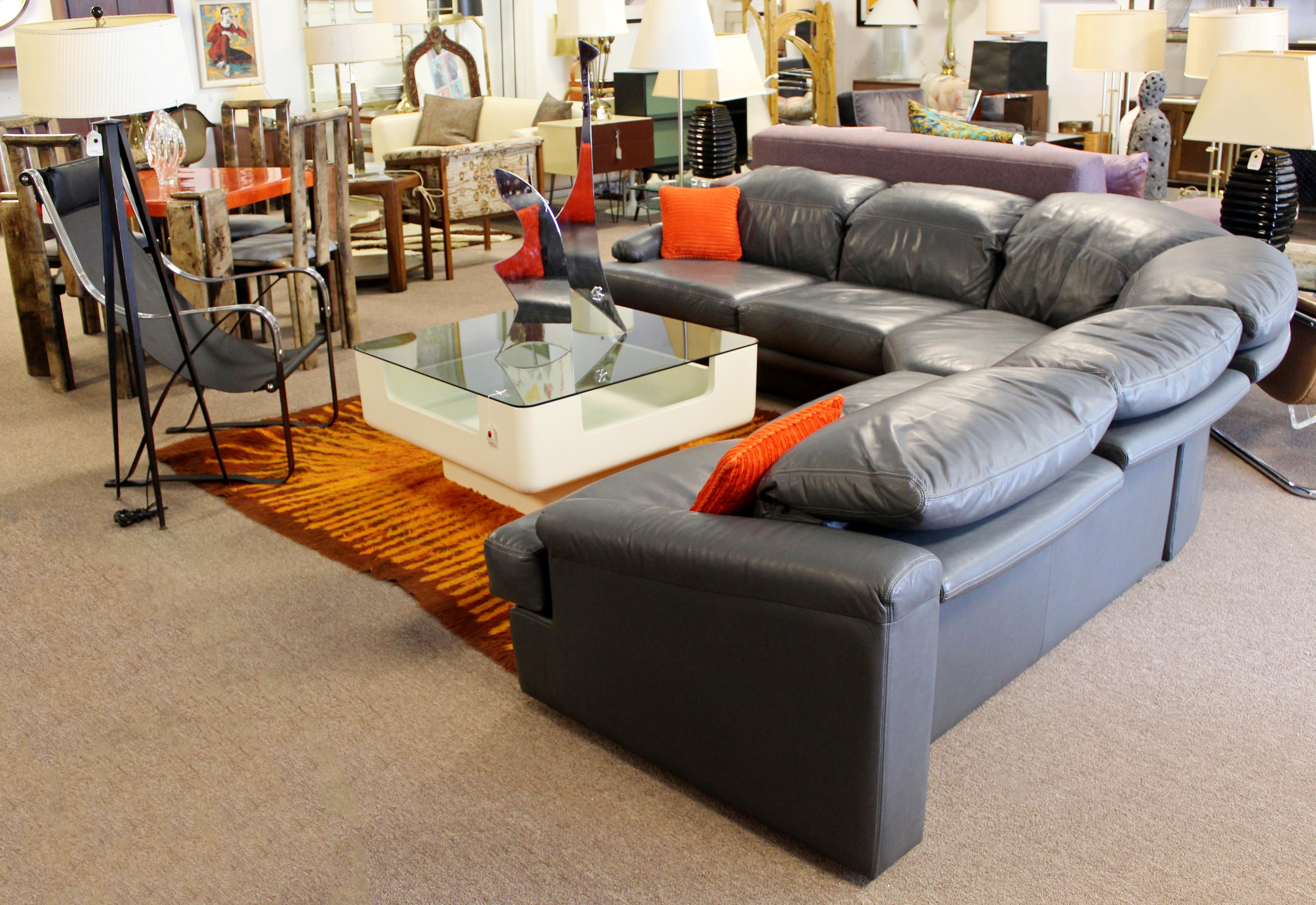 Contemporary Modern Preview 3-Piece Sectional Sofa, 1980s 4