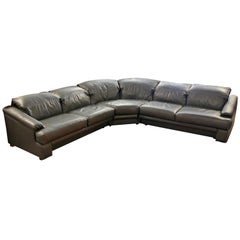 Vintage Contemporary Modern Preview 3-Piece Sectional Sofa, 1980s