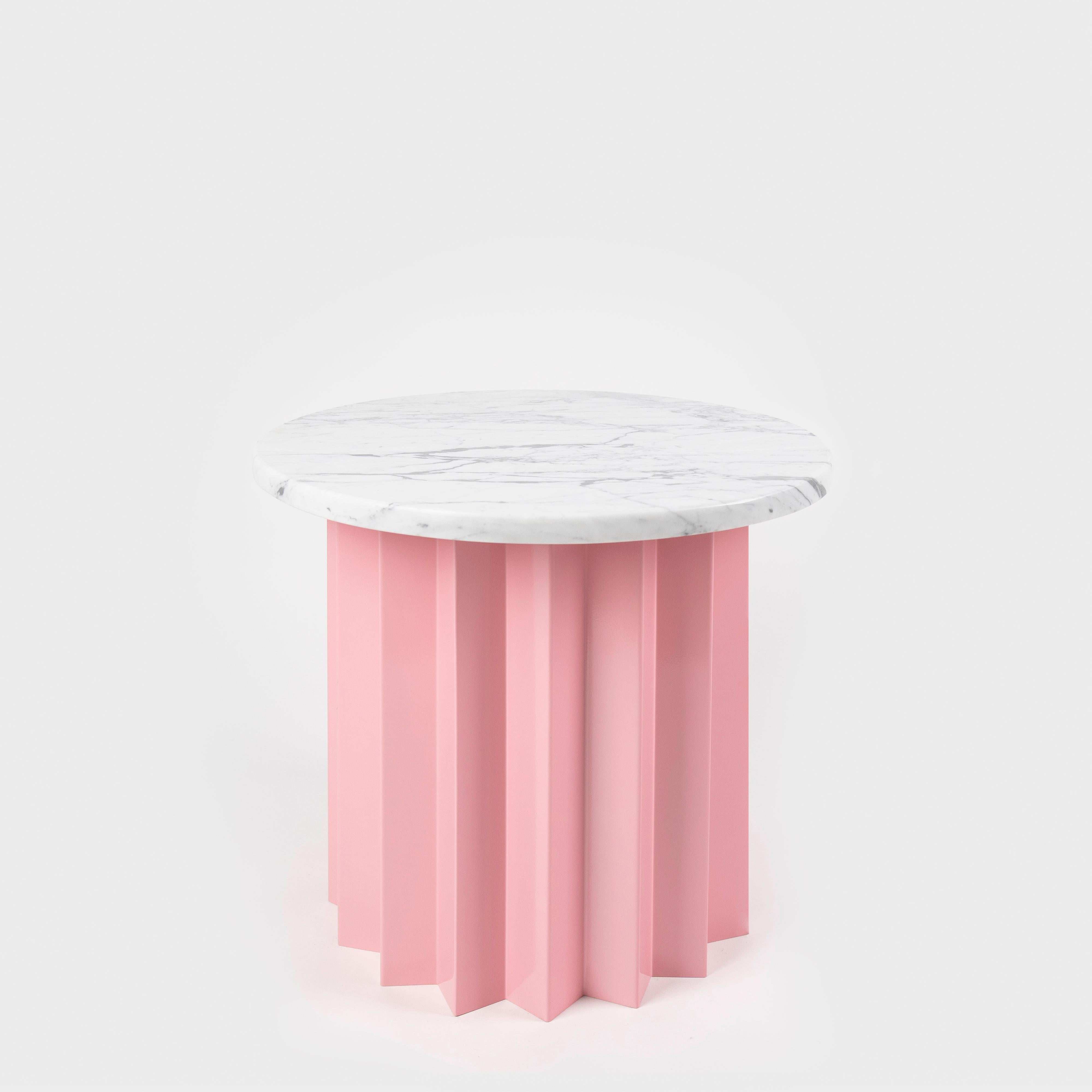 low marble side table