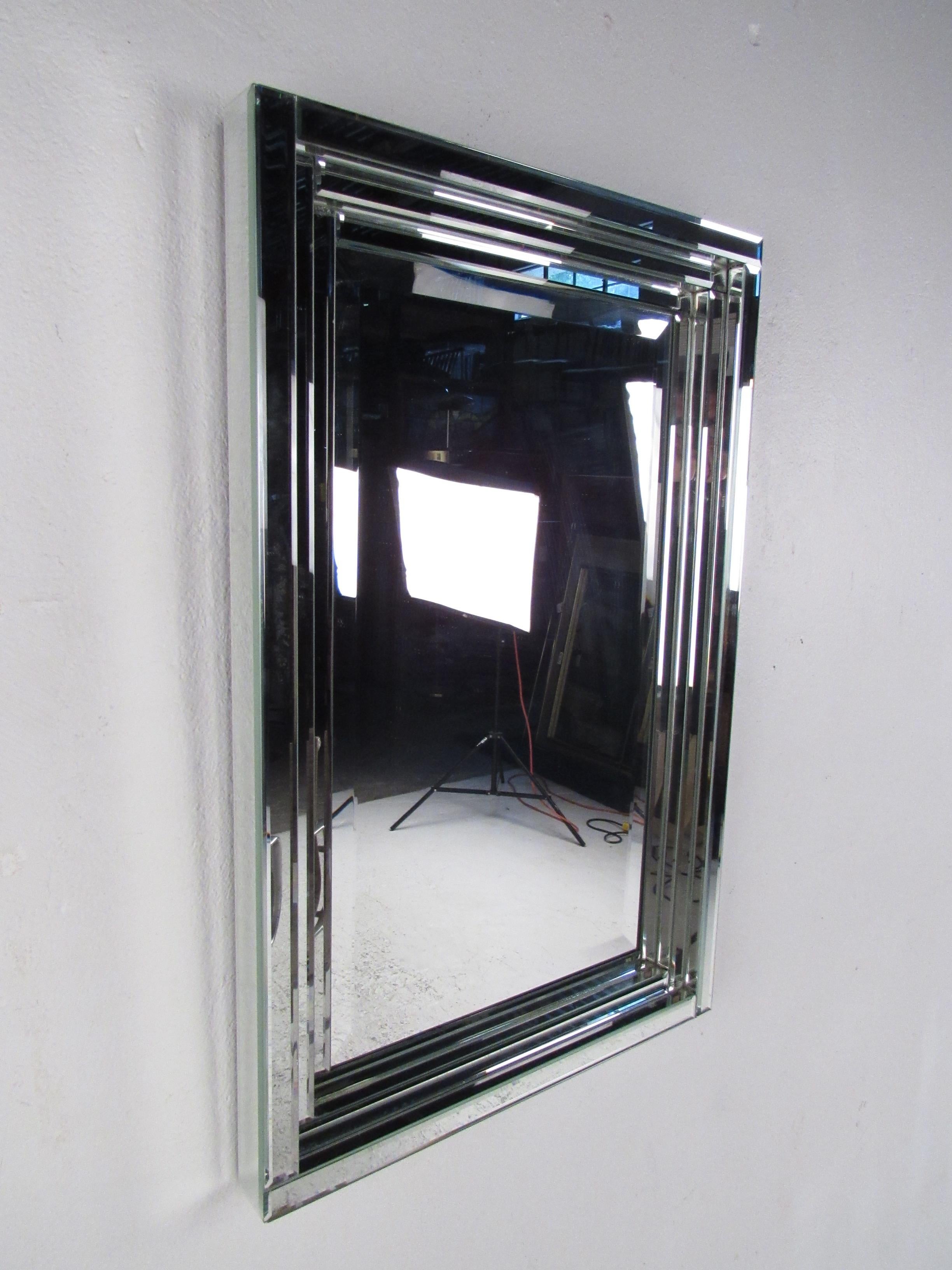 bevelled edge wall mirror
