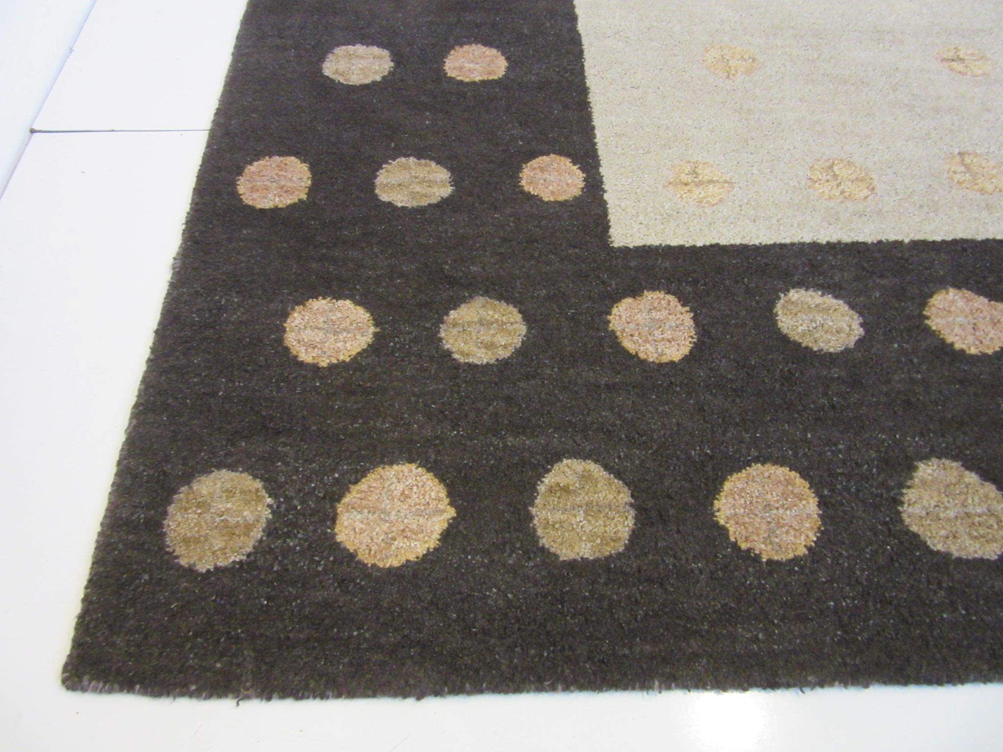 Contemporary Modern Wool Designer Rug by the Collector Gallery   In Good Condition For Sale In Cincinnati, OH