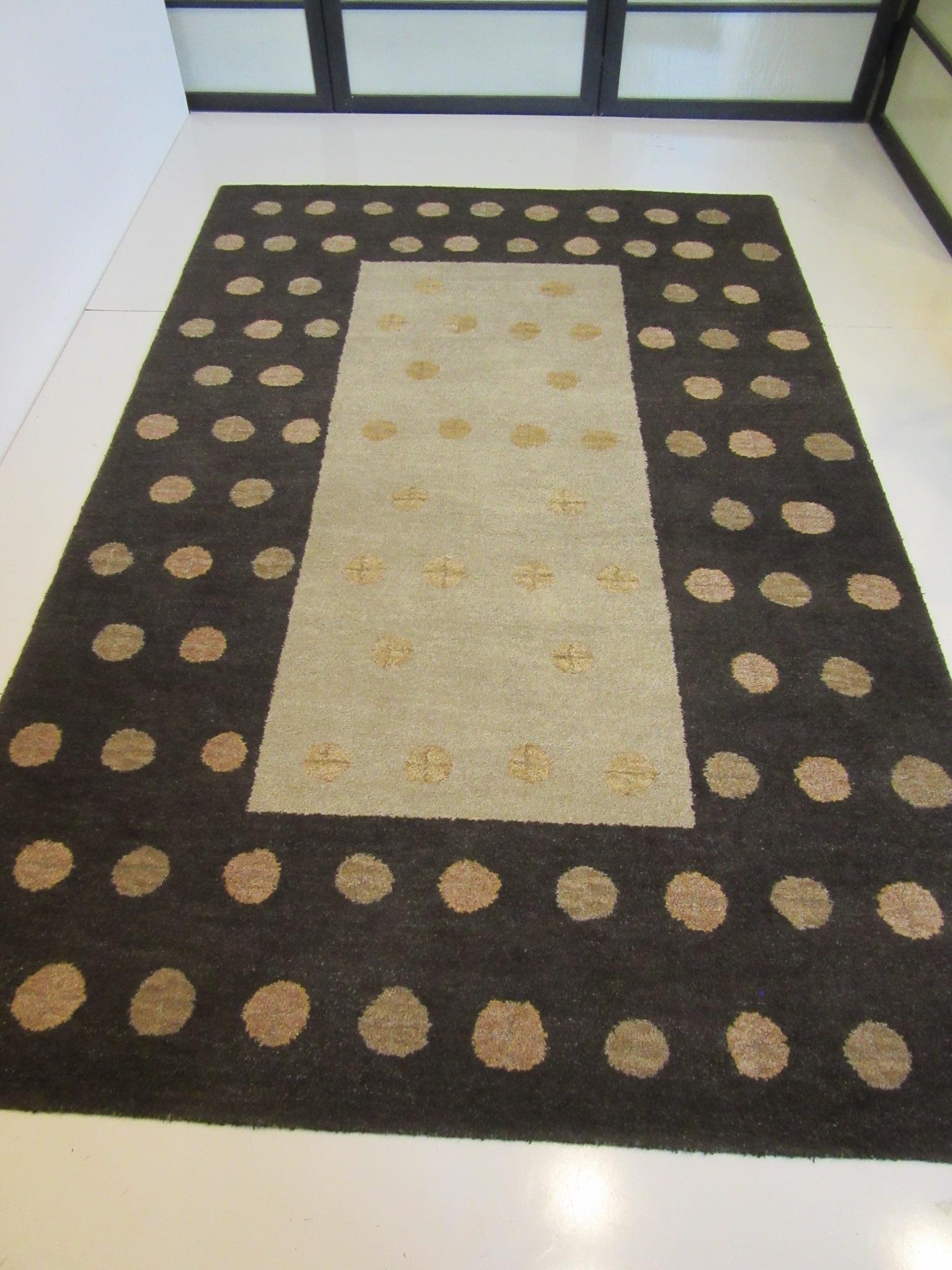 Contemporary Modern Wool Designer Rug by the Collector Gallery   For Sale 2