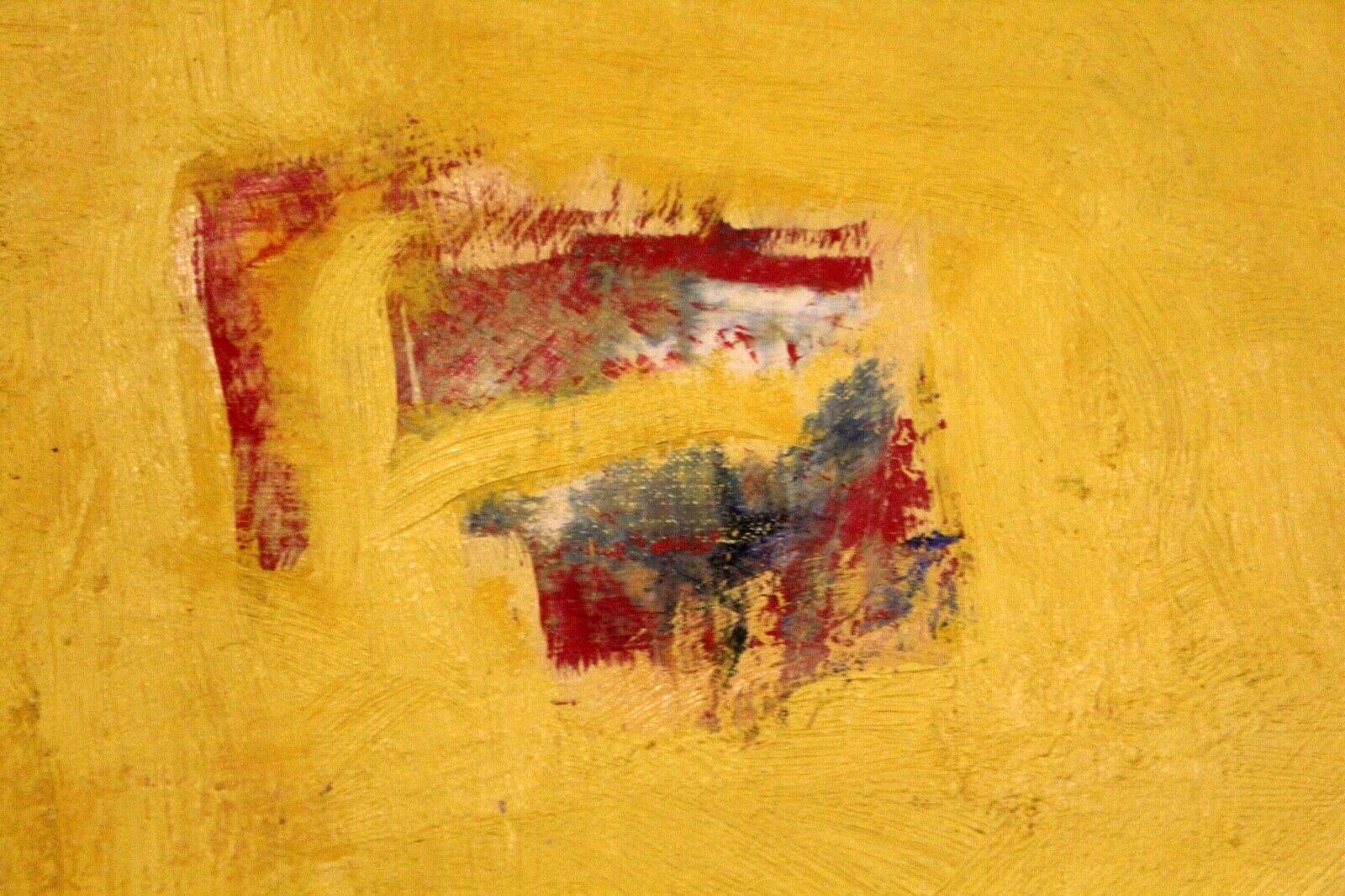 Contemporary Modern Yellow Abstract Acrylic Painting by Michelle Oka Doner 3